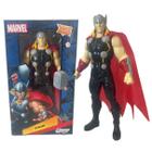 Boneco Thor E Martelo Brinquedo Marvel Vingadores Articulado