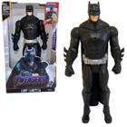 Boneco Vingadores 30Cm Articulado Som E Led: Batman Pretro
