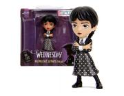 Boneco Wandinha Addams Com Vestido Metalfigs 5 Cm - Jada