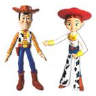 Bonecos Coleção Toy Story Woody E Jessie Vinil 17cm Original