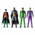 Bonecos de Ação - DC - Batman, Robin, Coringa e Charada - Sunny Brinquedos