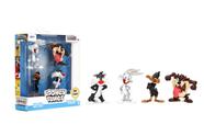 Bonecos de ação Jada Toys Looney Tunes, pacote com 4 bonecos de ação Wave 1 2,5"