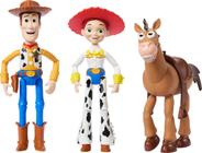 Bonecos de ação Mattel Disney Pixar Toy Story, pacote com 3 bonecos de 10 a 19 cm