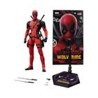 Bonecos Deadpool e Wolverine em Caixa - Coleção ZD Toys para Crianças e Adultos