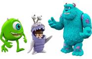 Bonecos Disney Pixar Kit Monstros S/A - Boo, Sulley E Mike