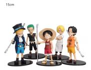 Bonecos Kit One Piece - Monkey D Luffy Figure Zoro Sanji Law