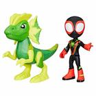 Bonecos - Marvel Spidey Dino-Webs - Morales e Electrosaurus - Hasbro