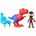 Bonecos - Marvel Spidey Dino-Webs - Morales e Spidey-Rex - Hasbro