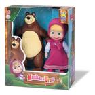 Bonecos Masha e o Urso em Vinil - Divertoys