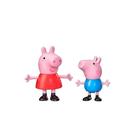 Bonecos Peppa e George Vinil 14cm - Hasbro