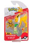 Bonecos - Pokemon Battle - Abra - Chikorita - Jolteon SUNNY BRINQUEDOS