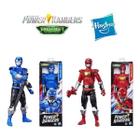 Bonecos Power Rangers Morphers Azul + Vermelho 30cm Hasbro