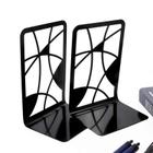 Bookends Wokex Shelf Suporte de livros de mesa Black Metal 17,5x12x9,5