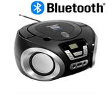 Boombox mega star Mp3 Cd Cd-r/rw Entrada Usb bivolt preto