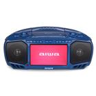 Boombox Portátil Aiwa com Som Cristalino - 2 Alto-Falantes de 3W