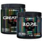 Bope Pré Treino 150g + Creatina 300g Turbo Black Skull