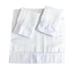 Boquinha Fralda 3 Peças Pompom - Blanche Matelassado - Biramar Baby