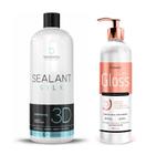 Bórabella 3D Selagem Orgânica 1000ml e Cauter Gloss 500ml