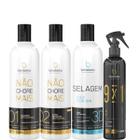 Borabella Kit Não Chore + Selagem 3x350ml + Fluido 300ml