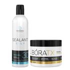 Borabella Semi Definitiva 350ml Sealant Silk Selagem 3D + Botox Boratx 300g Orgânico Repõe Massa e Reduz Volume