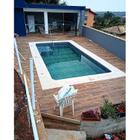 Borda Piscina Atérmica Boleada 50x50x2cm Branca - Premium Caixa com 4 Unidades