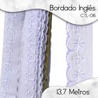Bordado Inglês Branco - Rolo Com 13,7 Metros - Ctl016 - Nybc