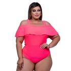 Bori Body Plus Size Blusinha Feminina Maiô De Suplex Bory