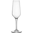 BORMIOLI ROCCO ELECTRA TAÇA CHAMPANHE 24x6x6cm 230ml CRISTAL TRANSP 6PÇ