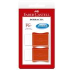 Borracha Branca Com Capa - Blister Com 2 - Faber Casttel - Faber Castell