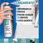 Borracha Líquida Spray Impermeabilizante Branco Revestik 400ml - TBR Adesivos