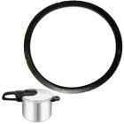 Borracha Panela Pressão Rochedo Inox 6 E 8 Litros Preto C/ Pique Anel Vedação Acessórios Cozinha - Lares