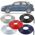 Borracha Protetor de Borda Audi A1 2011 12 13 14 15 - 10 Metros Fabricado em PVC Encaixe Autoadesivo