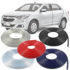 Borracha Protetor de Borda Chevrolet Cobalt 2012 3 14 15 16 17 18 19 - 10 Metros Fabricado em PVC Encaixe Autoadesivo