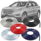 Borracha Protetor de Borda Ford Edge 2012 13 14 15 16 17 18 19 - 10 Metros Fabricado em PVC Encaixe Autoadesivo - SANFIL