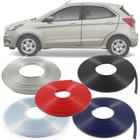 Borracha Protetor de Borda Ford Ka 2012 13 14 15 16 17 18 19 - 10 Metros Fabricado em PVC Encaixe Autoadesivo