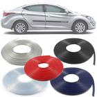 Borracha Protetor de Borda Hyundai Elantra 2011 12 13 14 15 16 - 10 Metros Fabricado em PVC Encaixe Autoadesivo