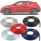 Borracha Protetor de Borda Hyundai Veloster 2011 12 13 14 15 - 10 Metros Fabricado em PVC Encaixe Autoadesivo - SANFIL