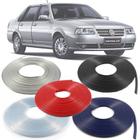 Borracha Protetor de Borda Volkswagen Santana 1997 98 99 00 01 02 03 04 05 06 - 10 Metros Fabricado em PVC Encaixe Autoadesivo