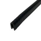 Borracha Protetor Porta Carro Casca Cobra 7x9mm Preto 4mt