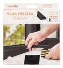 Borracha Veda Fresta Adesivo tipo D 6mmx9mm -6 Metros Comfort Door