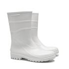 Bota acqua flex branca impermeável cano curto ca 37456