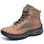 Bota Adventure Couro Legítimo Fóssil Trekking Dual Stop Boots - R45 - Marrom