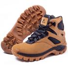 Bota Adventure Masculina Trilha em Couro Via Livre Detroit Amarelo