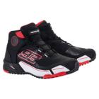 Bota Alpinestars MM93 CRX Drystar Preto/Vermelho/Branco