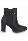 Bota Ankle Boot Chelsea Piccadilly Salto Grosso 130223 Preto