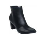 Bota Ankle Boot Chelsea Piccadilly Salto Grosso 745188 Preto