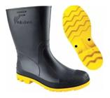 Bota Borracha Pvc Impermeável Solado Amarelo Antiderrapante