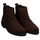 Bota Botina Chelsea Country Bota Masculina Em Couro Marrom