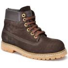 Bota botina coturno Adventure Couro Legitimo Yellow Boot 445