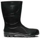 Bota Botina De Segurança N41 Pvc Cano Médio Antiderrapante